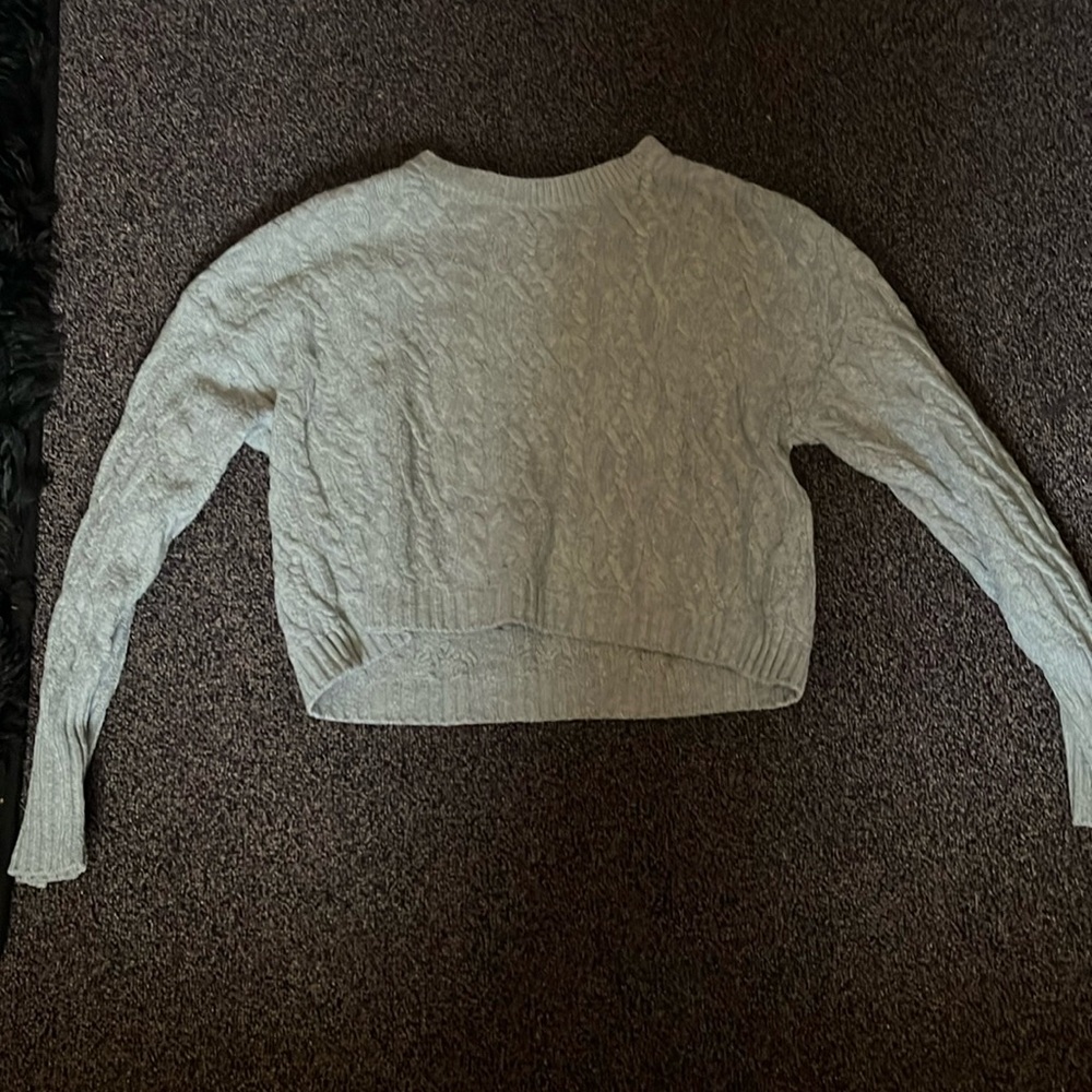 Gray sweater